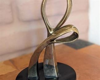 MCM Isabela Pera Abstract Bronze Sculpture 