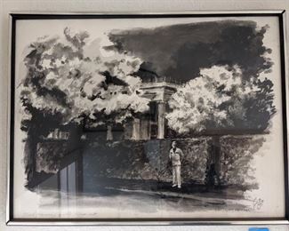 Peggy Michael Kaplan 'Black Harmony and White Leisure Suit" 1975 18 X 24