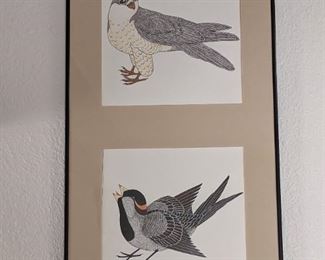 Wood Block Birds