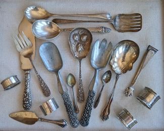 Sterling Gorham                                                                         
Sterling Stieff                                                                               Sterling Sheffield                                                                       
Sterling Taxco Mexico