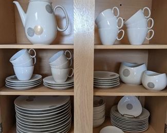 Rosenthal Germany Fine China 'Coins' Pattern - 69 pieces