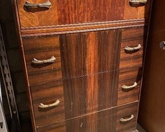 Vintage highboy dresser