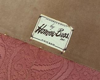 Homer Bros. Inc. (pink vintage sofa)