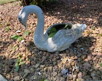Concrete swan