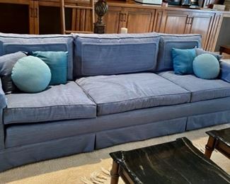 CLEARANCE !  $100.00 NOW, WAS $300.00.................Sofa, very clean, recently recovered 87" x 34" x 30" H (J019)