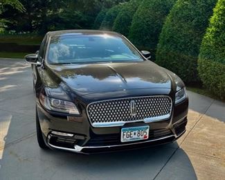 2017 Lincoln Continental Reserve Luxury Sedan, 12,000 Miles, Exterior: Black Velvet, Interior: Terra/Ebony Luxury Leather, 2.7L GTDI V6 Engine, 4 Wheel Drive, Power Sunroof, Moonroof, Heated/Cooling/Massage Feature on Front Seats, Back Seats fold forward, Rear View Camera, Rear Window Power Sunshade, 360 Sensor and Foot Activated Trunk, Winter and Summer Floor Mats and much more! 