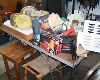 STOOLS & MORE MISC. IN THE GARAGE