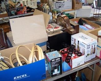 MANTLE CLOCK & MISC.