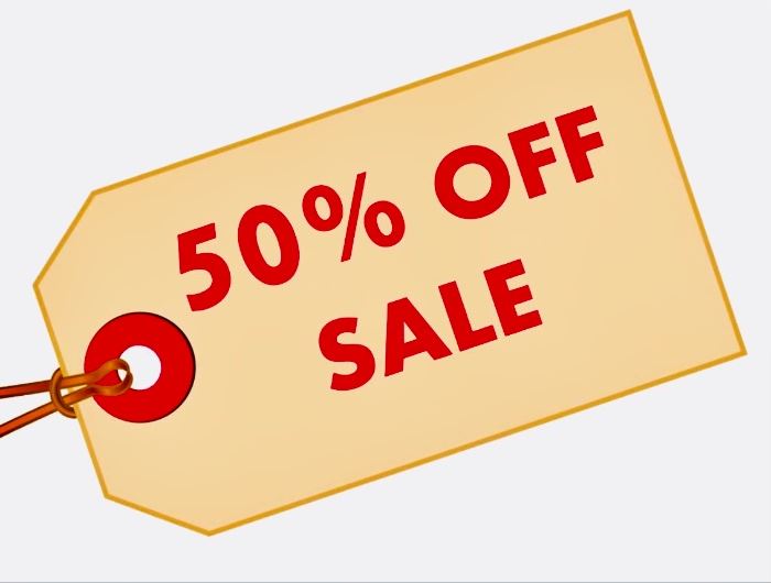 50% OFF Sunday
