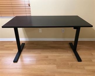 Adjustable height standing desk, 5'x 3': $150