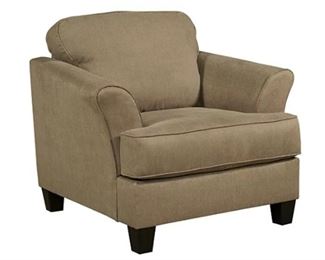 Ashley "Amenia" chair in mocha. Retail price $349. Sale price here: $150 (matching ottoman next photo)