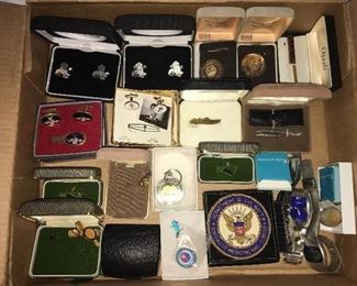 Military Medals, Cuff Links, Watches
