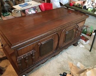 Antique Wood Chest