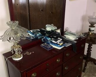 Cherry Dresser with Mirror (part of 5 piece bedroom set)