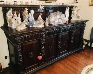 Antique Buffet Server
