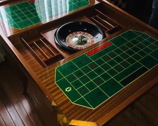 Gaming Table with 4 Chairs