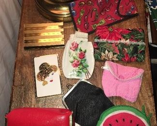 Vintage Coin Purses, make up bags