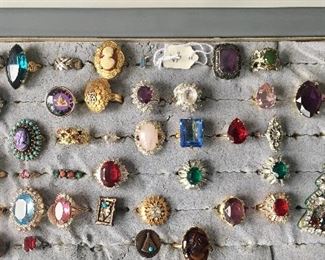 Vintage Jewelry, Rings