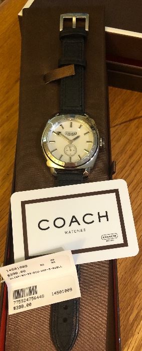 Coach watch w/new battery