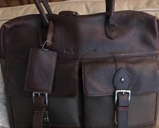 Ralph Lauren leather messenger bag