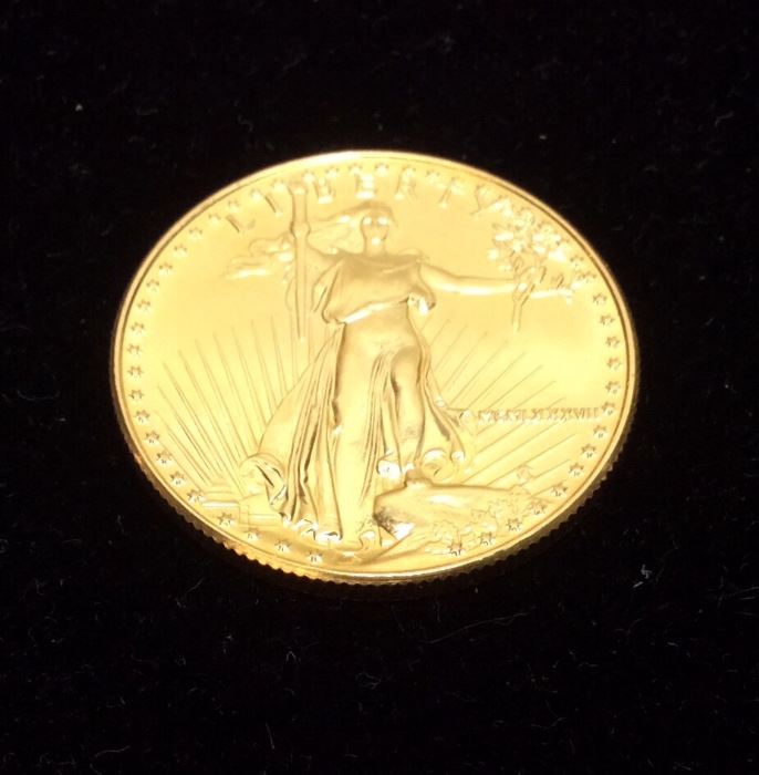 1/2 OUNCE $25 GOLD AMERICAN LIBERTY GOLD COIN