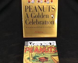 CHARLES SCHULZ AUTOGRAPHED PEANUTS BOOK