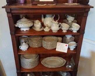 1 Antique Book case with adjustable shelves