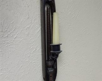 Antique Shuttle Candle Holder