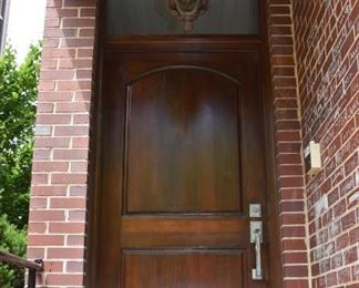 Front door -- $350. Can't be removed until the demolition fence is put up within the next four to six weeks.