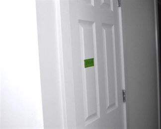 White solid wood door -- $60
