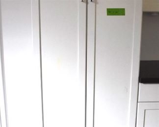 White wall cabinets with wood counter -- $750