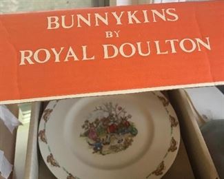 1960s Bunnykins porcelain set