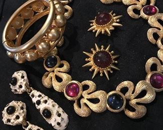 Couture costume jewelry 