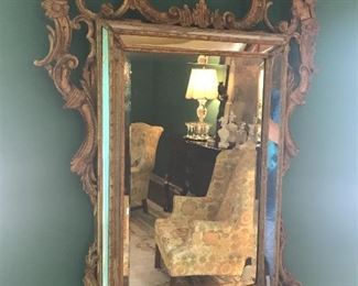 Amazing La Barge 1940s Hollywood Regency mirror