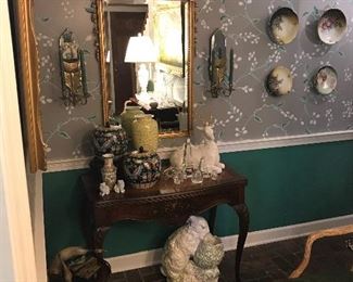 Entry way filled with treasures