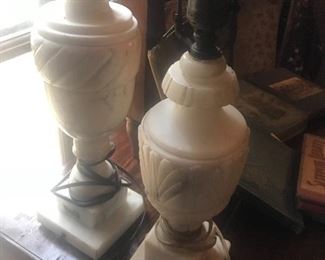 Alabaster lamps