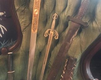 Antique and collector swords and knives
