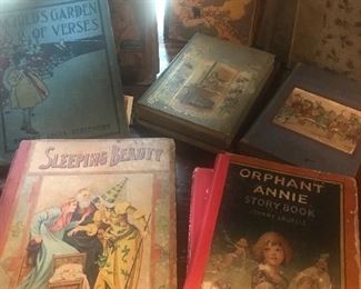 Antique children’s books in mint condition