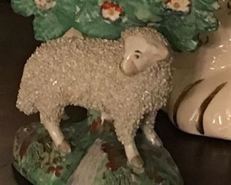 Antique Kent Staffordshire sheep/ewe authentic 1800s 1 of 3