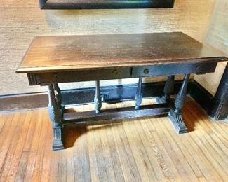 $175 AS IS Vintage table 30" H, 54" L, 26" W. 