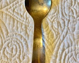$30 Allan Adler sterling silver spoon.  5.25" L. 