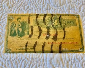 $25 Vintage currency 