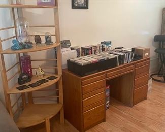 DVDs/VHS/CDs, some sealed. 