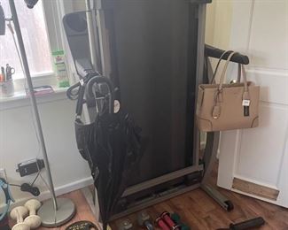 Foldable Pro-Form treadmill. 