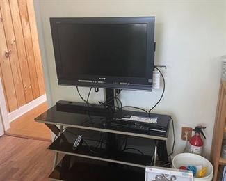 32" TV with stand.