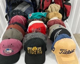 Baseball Hats and Backpacks