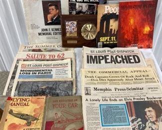 Collection of Vintage Newspapers and Manuals