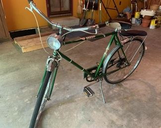 Vintage Bike with Headlight 
