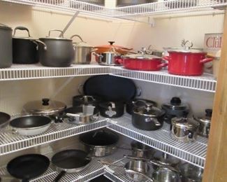 Quality cookware in great condition: Farberware, Calphalon, Le Creuset, and much more - vintage to new