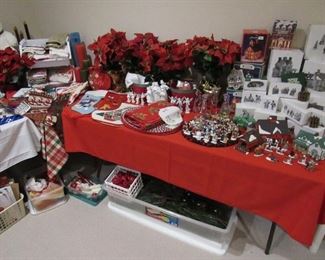 Dept 56 Christmas and loads of more Christmas with lots of Scandinavian items